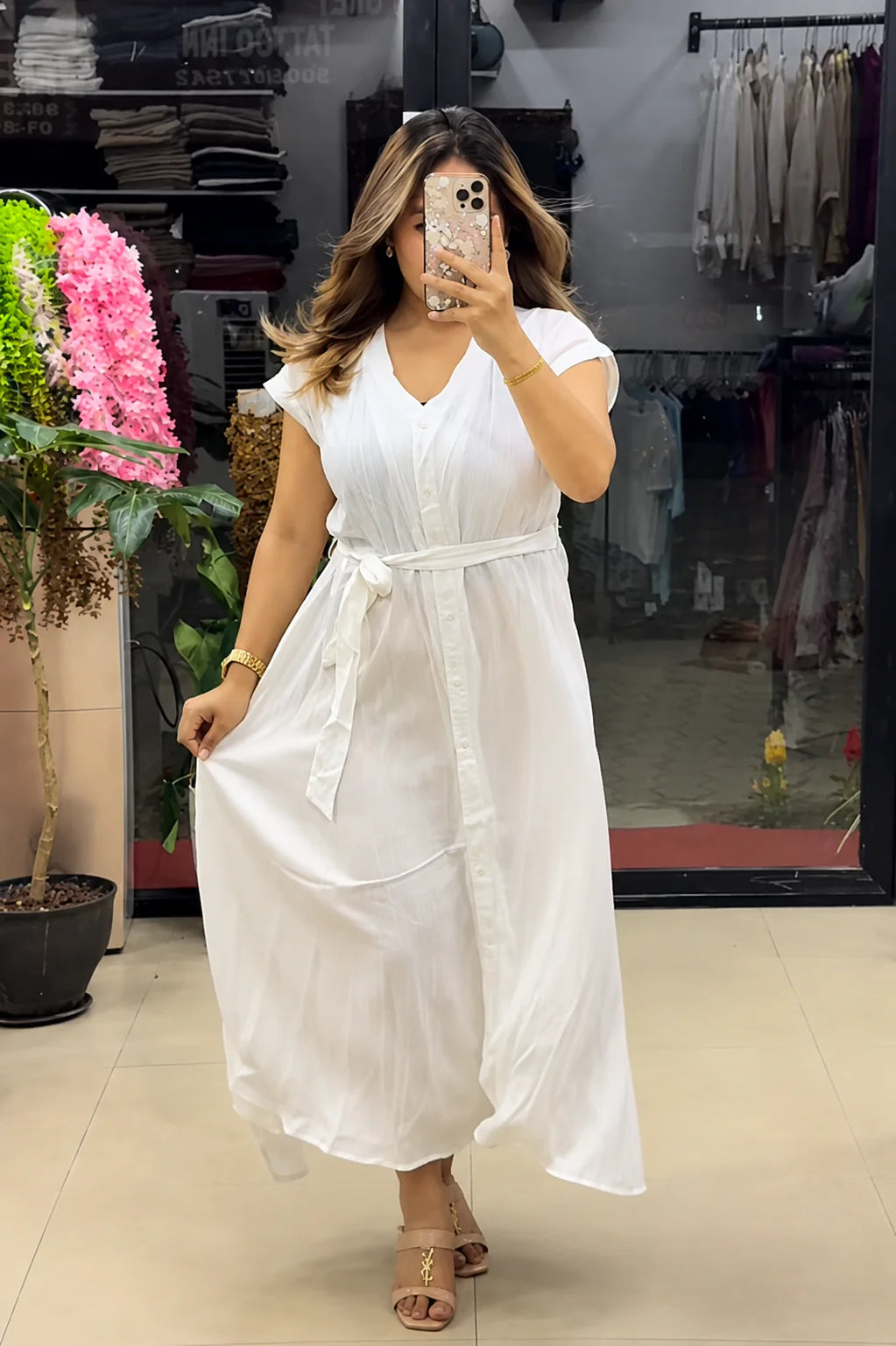 New Elegant Super Belted Dress for Women