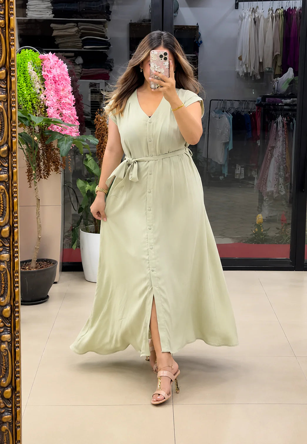 New Elegant Super Belted Dress for Women