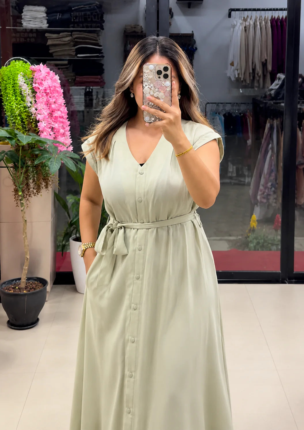 New Elegant Super Belted Dress for Women