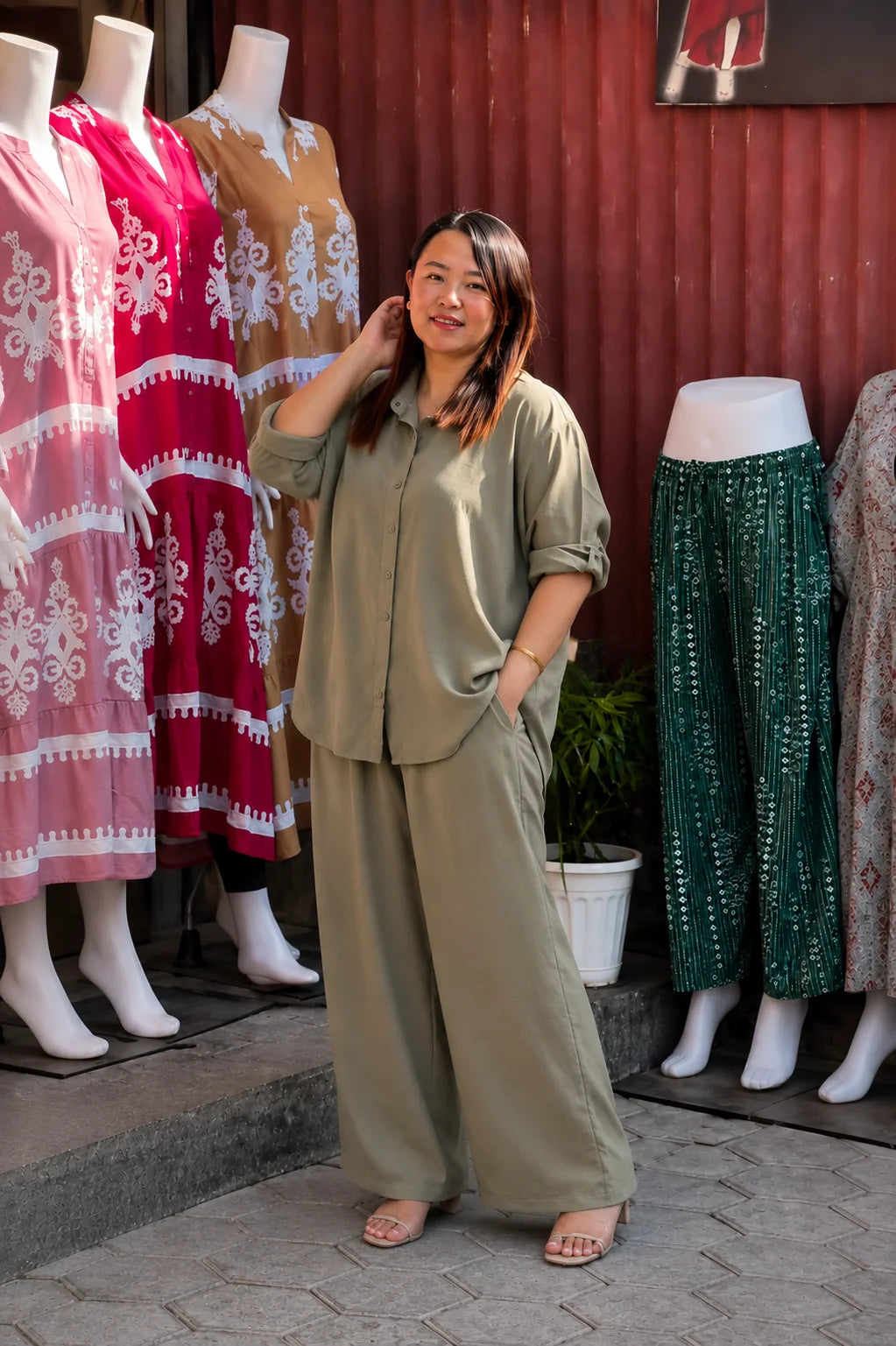 Premium Solid Relaxed Co-Ord Set