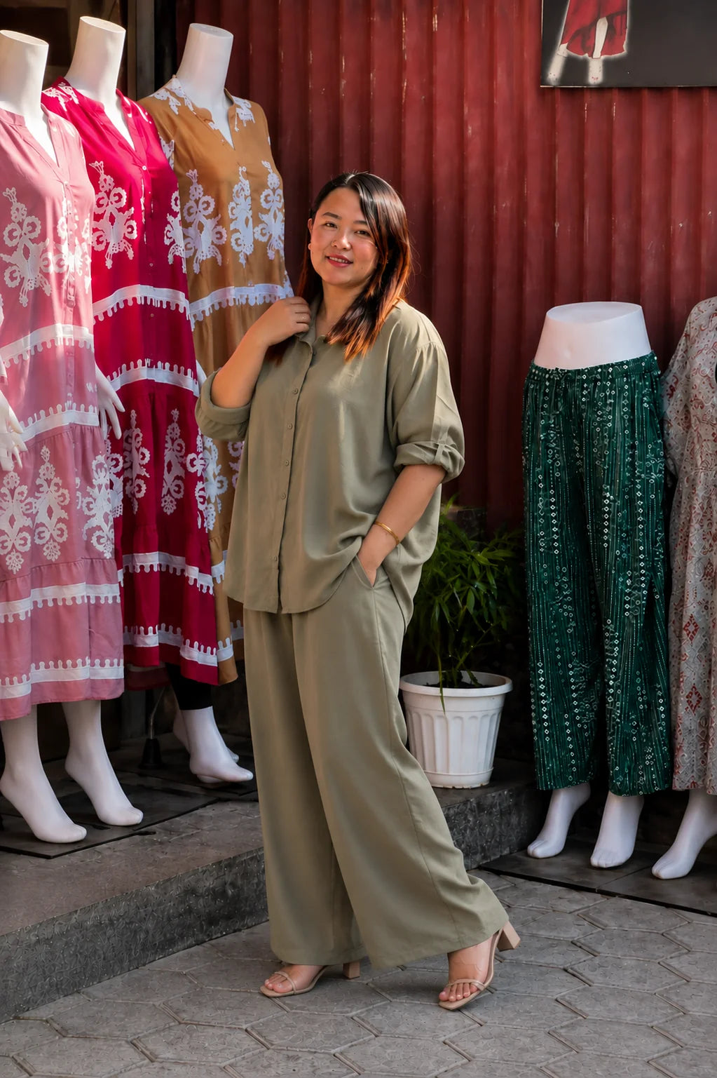 Premium Solid Relaxed Co-Ord Set