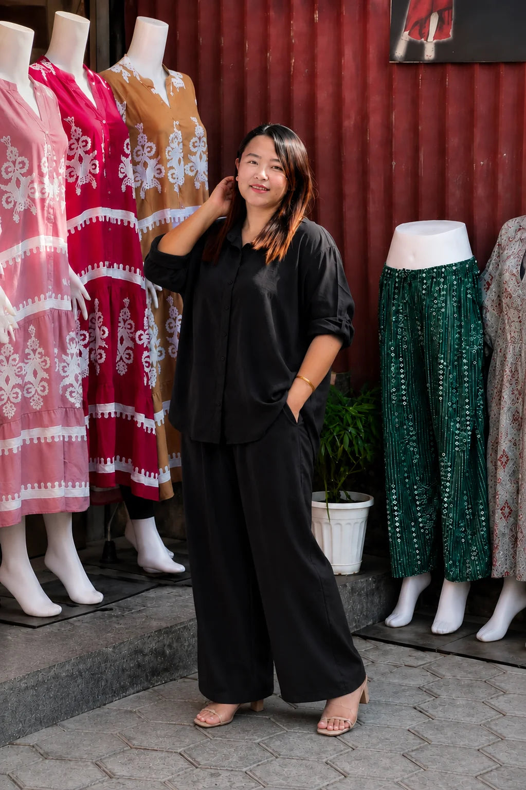 Premium Solid Relaxed Co-Ord Set