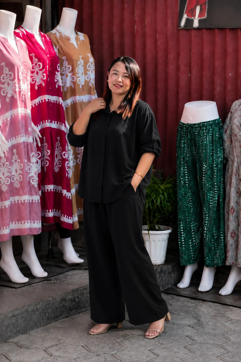 Premium Solid Relaxed Co-Ord Set