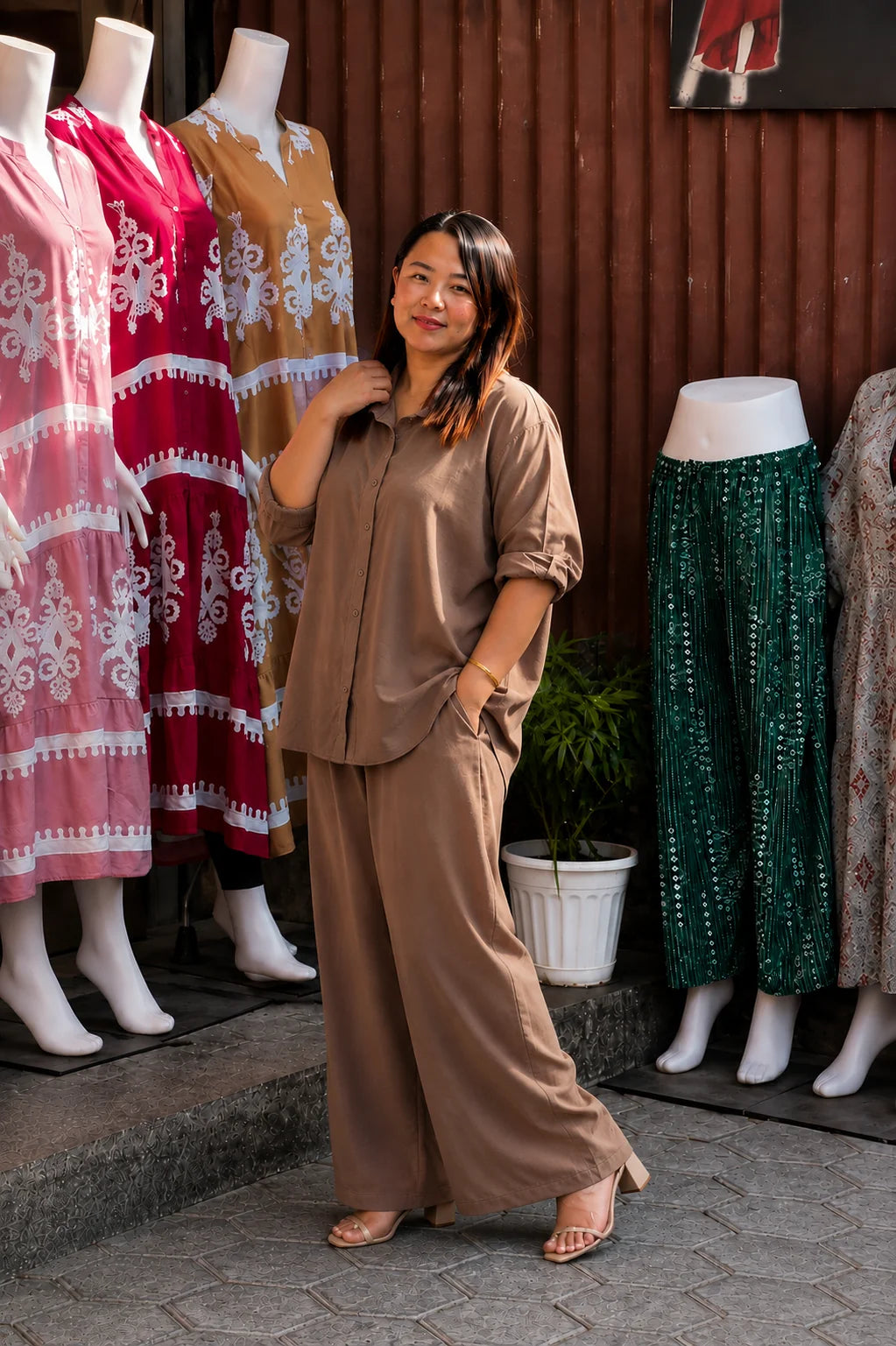 Premium Solid Relaxed Co-Ord Set