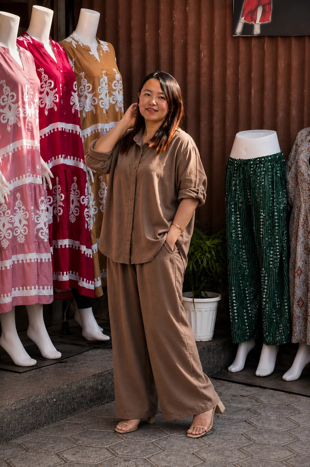 Premium Solid Relaxed Co-Ord Set
